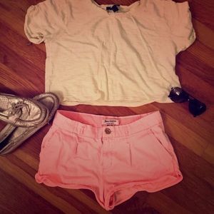 Neon pink Juicy Couture shorts